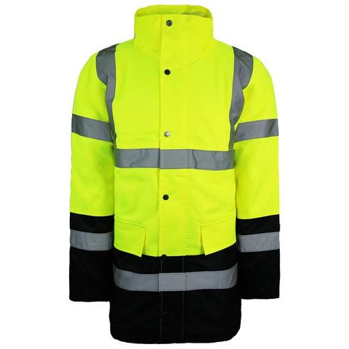 Dickies Hoge Zichtbaarheid Snelweg Veiligheid Tweekleurig Heren Geel Jasje
