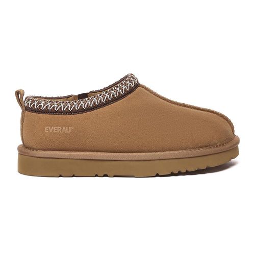 EVER AU Dames Leren Pantoffels - Wigeon