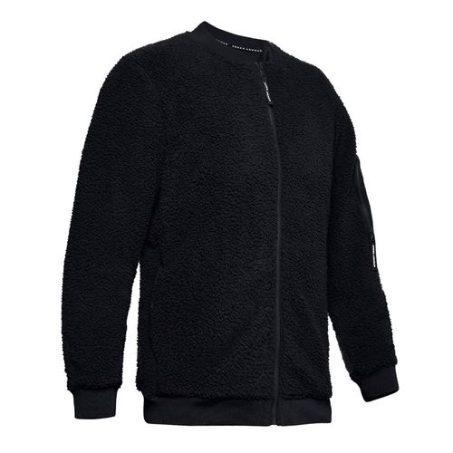 Under Armour Herren Überstunden Sherpa Bomber Jacket Black 1345604 001