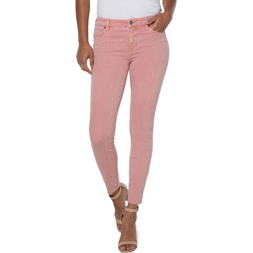Abby-Jeans mit knöchellangem, knöchellangem Saum in Rose Blush