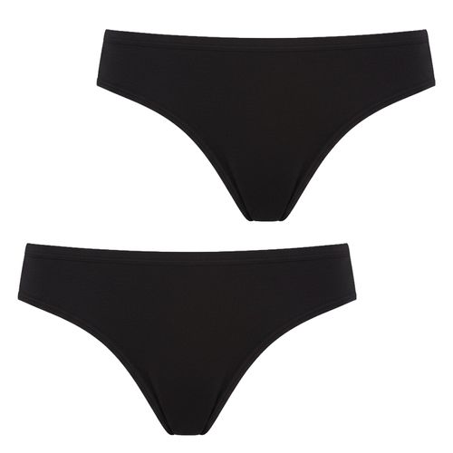 2er-Pack Mikromodal-Bikiniunterhosen für Damen Q107