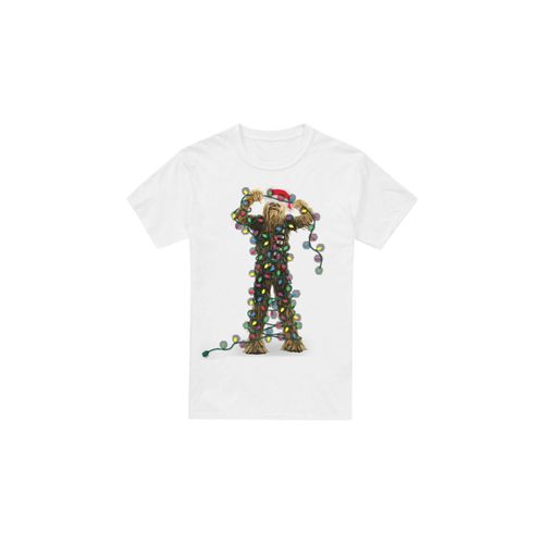 Star Wars - T-Shirt für Herren - weihnachtliches Design (Weiß)