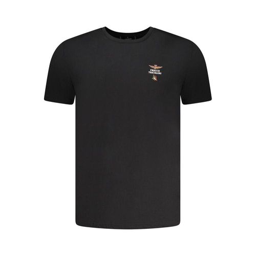 Aeronautica Militare Zwarte Katoenen T-Shirt voor Heren