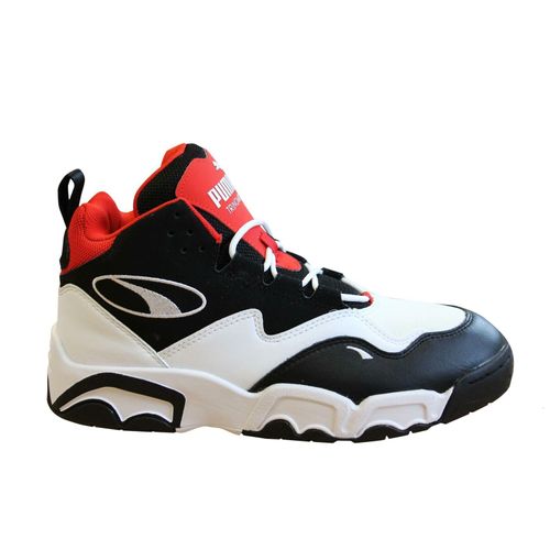 Puma Trinomic Source Mid Wit Zwart Rood Lace Up Herentrainers 369829 03
