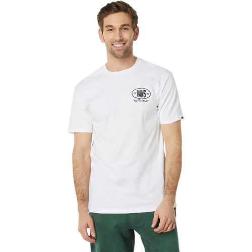Vans Heren teamspeler dambord T-shirt in wit