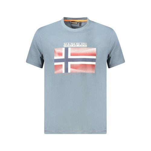 Geografisches T-Shirt Crew Neck Grafiktee