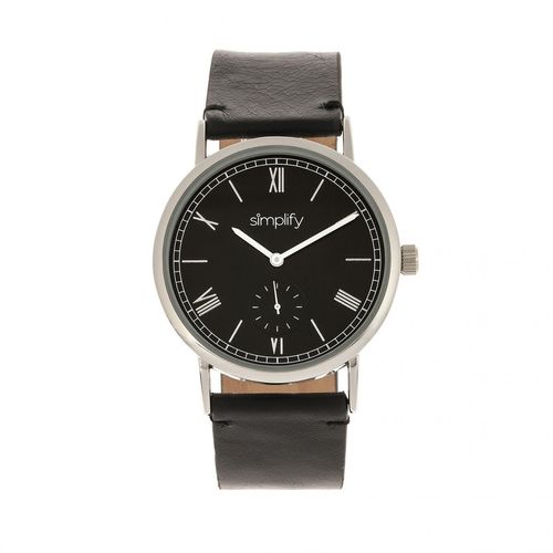 Vereenvoudig het 5100 horloge met leren band