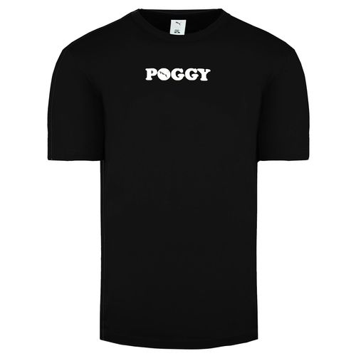 Puma X Poggy Logo Top Kurzschläfe Crew Neck Black Herren T-Shirt 576749 01