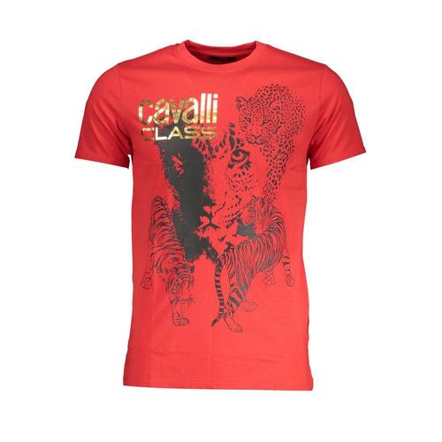 Dierenprint T-shirt Rood
