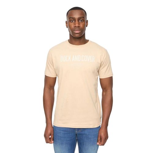 Duck and Cover Heren Pittifore T-Shirt (Stone)