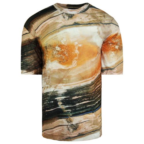 Nicce Korte Mouw Ronde Hals Heren Luchtfoto Overize T-Shirt 211 1 09 13 0346