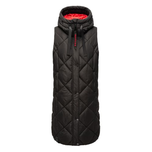 Navahoo Damen Steppweste Schnuckel – Lang & Stylisch mit Kapuze