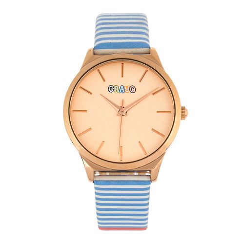 Crayo aan boord van unisex horloge
