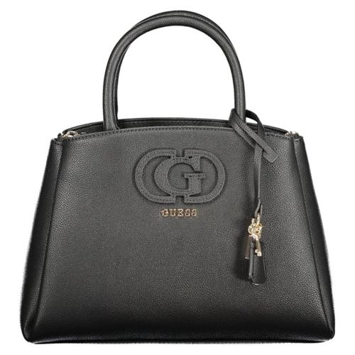 Guess Isola Logo 3 Compartment Handbag In Black For Women – 30x14x23 CM / Black