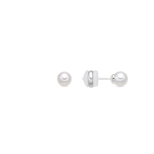 Luxenter Ohrringe mit Onyx Hydrothermalquarz in Silberoptik - Foris