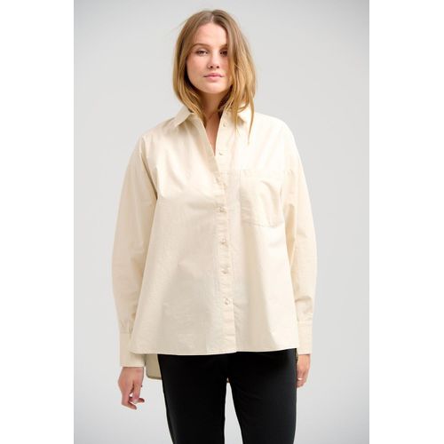 Entspanntes Hemd - Beige
