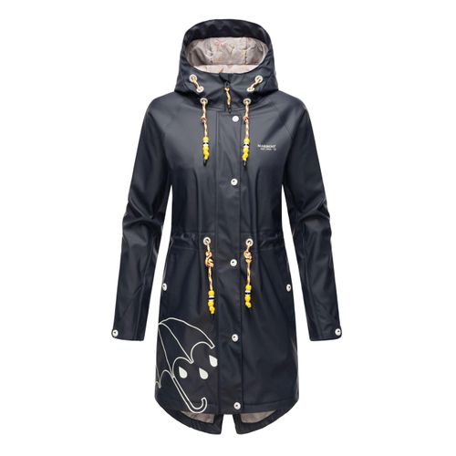 Marikoo dames regenjas – Dancing Umbrella, waterdicht met capuchon