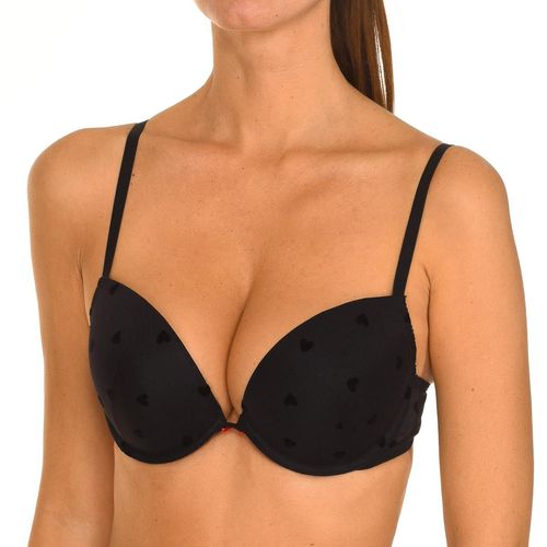 Gepolsterter Bügel-BH für Damen mit seitlichem Mikrotüll O0BC18KA7Q0