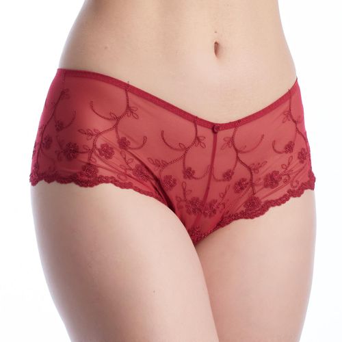 GALA Dames Huwelijksonderbroek, Culotte Style, String Effect met Kousenbanden
