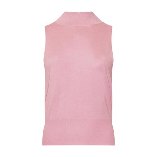 Keshia gebreide top in roos