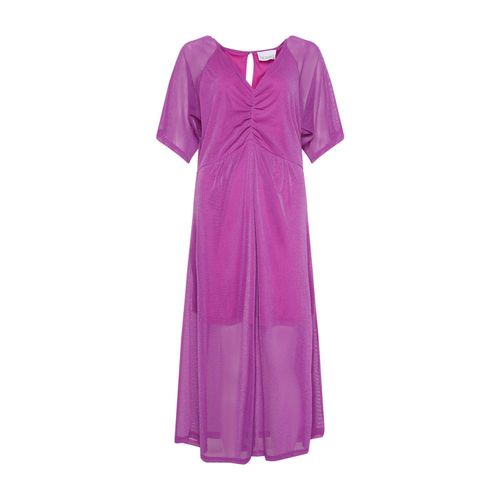 Weense midi-jurk in lila