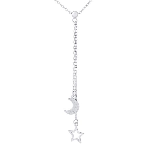 Star Necklace en Silver Moon 925