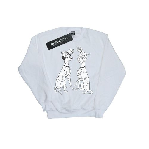 Disney Dames/Dames 101 Dalmatiërs Familie Sweatshirt (Wit)