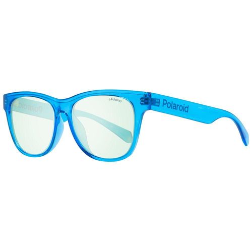 Blaue Plastiksonnenbrille