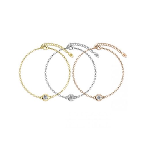 Geboortesteen Trio armband - Oostenrijks kristal