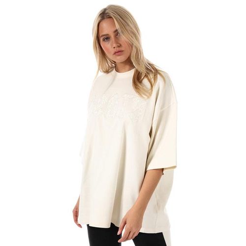 Puma Fenty oversized T-shirt met ronde hals voor dames, wit