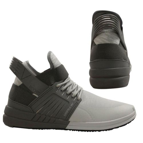 Supra Skytop V Grijs Slip On High Top Lace Up Herentrainers 08032 051 B48E