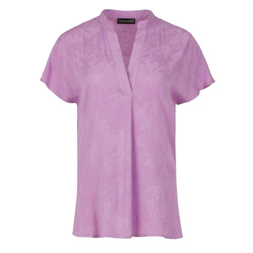 Mouwloze jacquard top