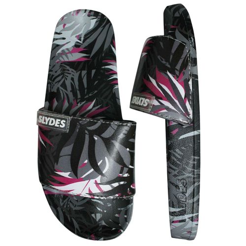 Slydes Cyberise Slide Dames Slip On Flip Flop Sliders Sandalen F Multi