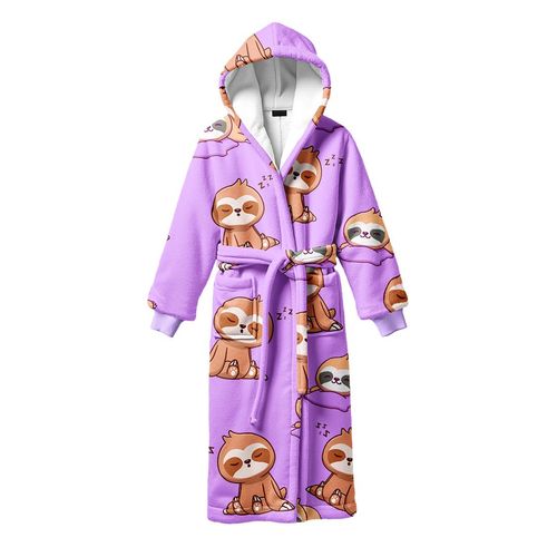 "Lazy Sloth" Sherpa badjas