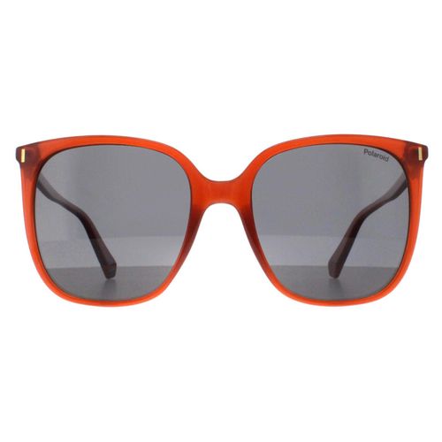 Polaroid Square Damen Orange Grau Polarisiert PLD 6218/S