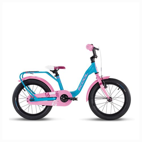 16 Zoll Kinderfahrrad, 1-Gang, Kinderfahrrad, S’COOL niXe, ab ca. 4–6 Jahre, 100–115 cm, Rosa
