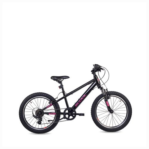 20 Zoll Kinderfahrrad, 6-Gang, MTB Kinderfahrrad, S’COOL Xroc, ab 6–10 Jahre, 115–135 cm, Orange/Pink