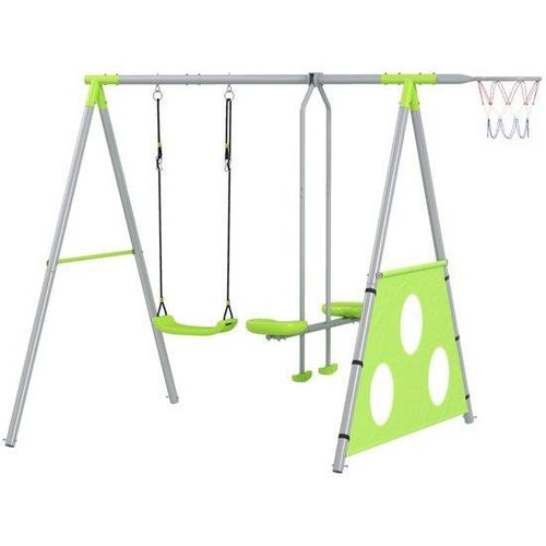 Kinderbügelset für Außen - grünes stählernes Modell