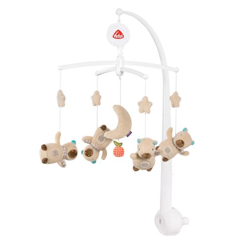 Mobile FEHN "Capybara Clara, Mobile Capybara", beige, braun, Mobilés, BabyB:40cm H:65cm T:4,5cm, Plüsch, mit Sound, B:40cm H:65cm T:4,5cm