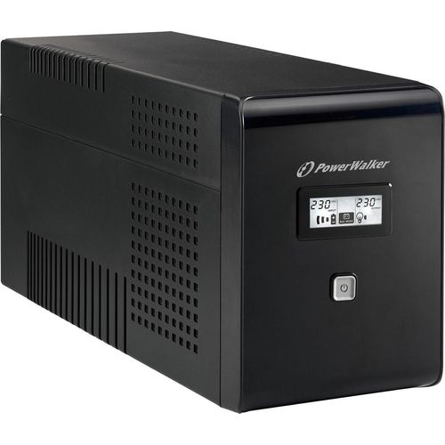 PowerWalker VI 2000 LCD, 2 kVA, 1200 W, Sine, 220 V, 240 V, 50/60 Hz