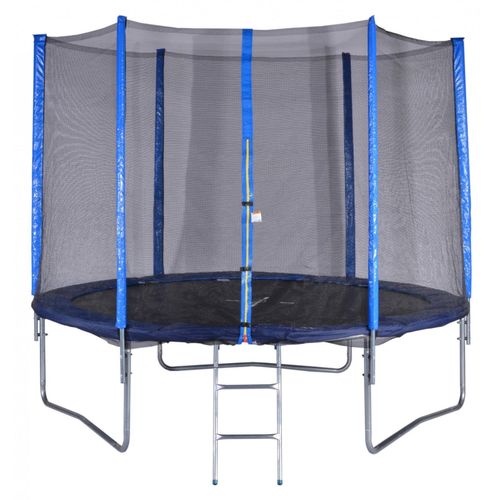 Trampolin 180 cm + Netz + Leiter blau