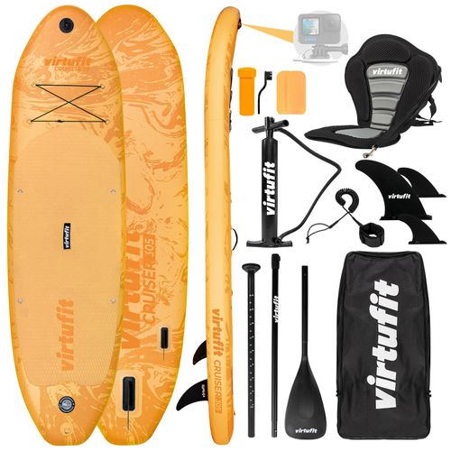 VirtuFit Supboard Cruiser 305 Orange mit Kajak-Sitz