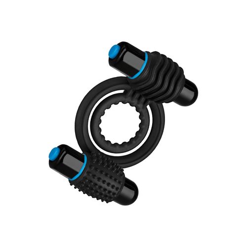 OptiMale - Vibrating Double C-Ring, 5,1 cm