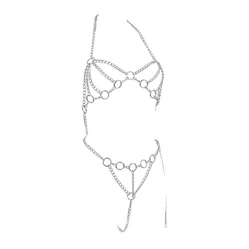 Freizügiger Kettenbikini