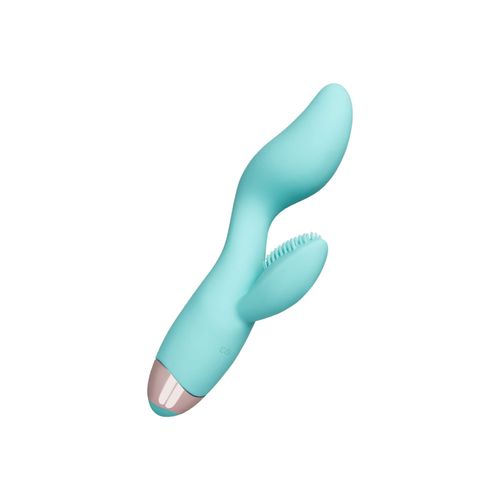Aufladbarer Silikon-Rabbit, 20 cm