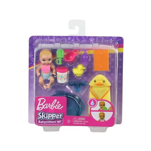 Barbie Skipper Babysitters Inc. Bath Time Playset