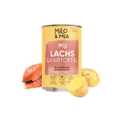 Milo & Mia Lachs & Kartoffel 24x400 g