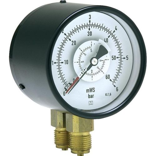 AFRISO Differenzmanometer Stahl 0-6 bar