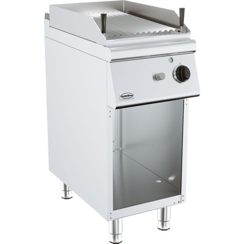 CHEFGASTRO Base 700 Gas Lavasteingrill BxTxH 400x700x900 mm