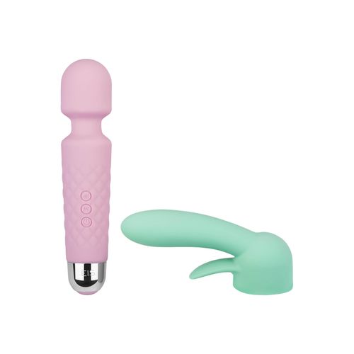 Aufladbarer Silikon-Massager, 19,5 cm